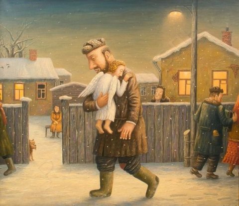 Картина "Берегите своего ангела" Вл.Любарова